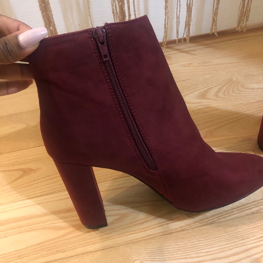 Red Ankle Boots